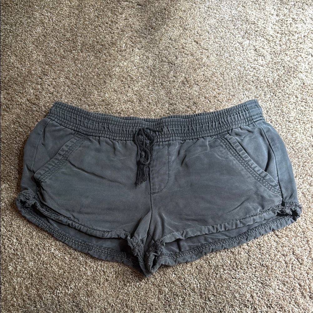 LOFT Gray Shorts with Elastic Waistband